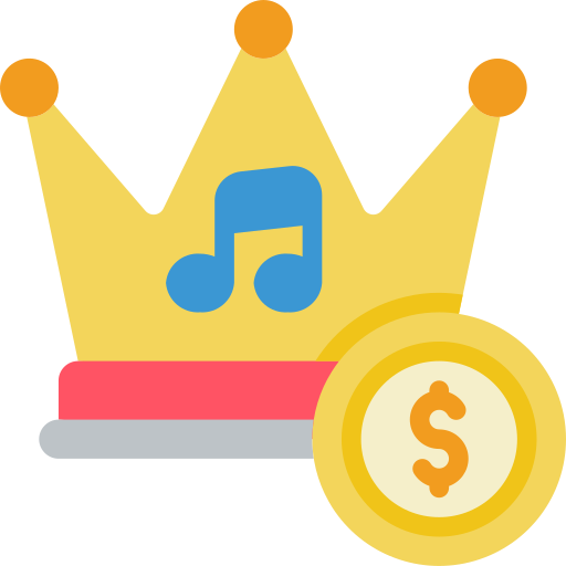 Streaming Royalties Icon