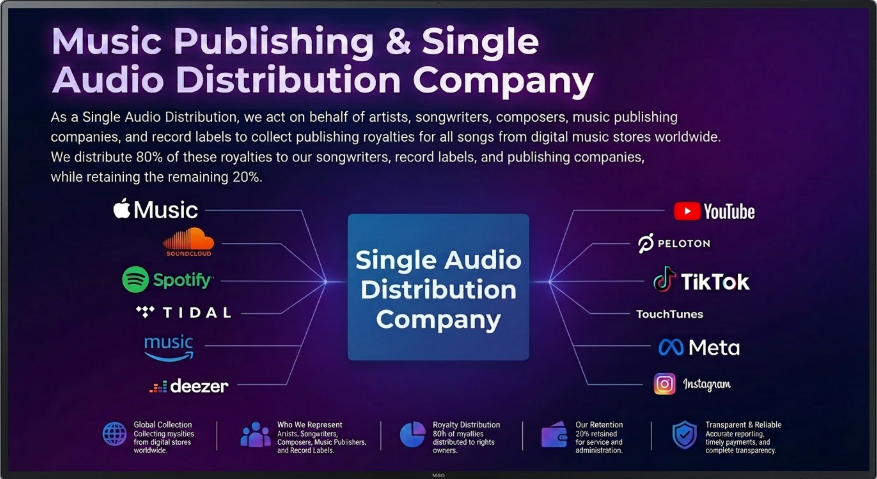 Single Audio Publishing Administration