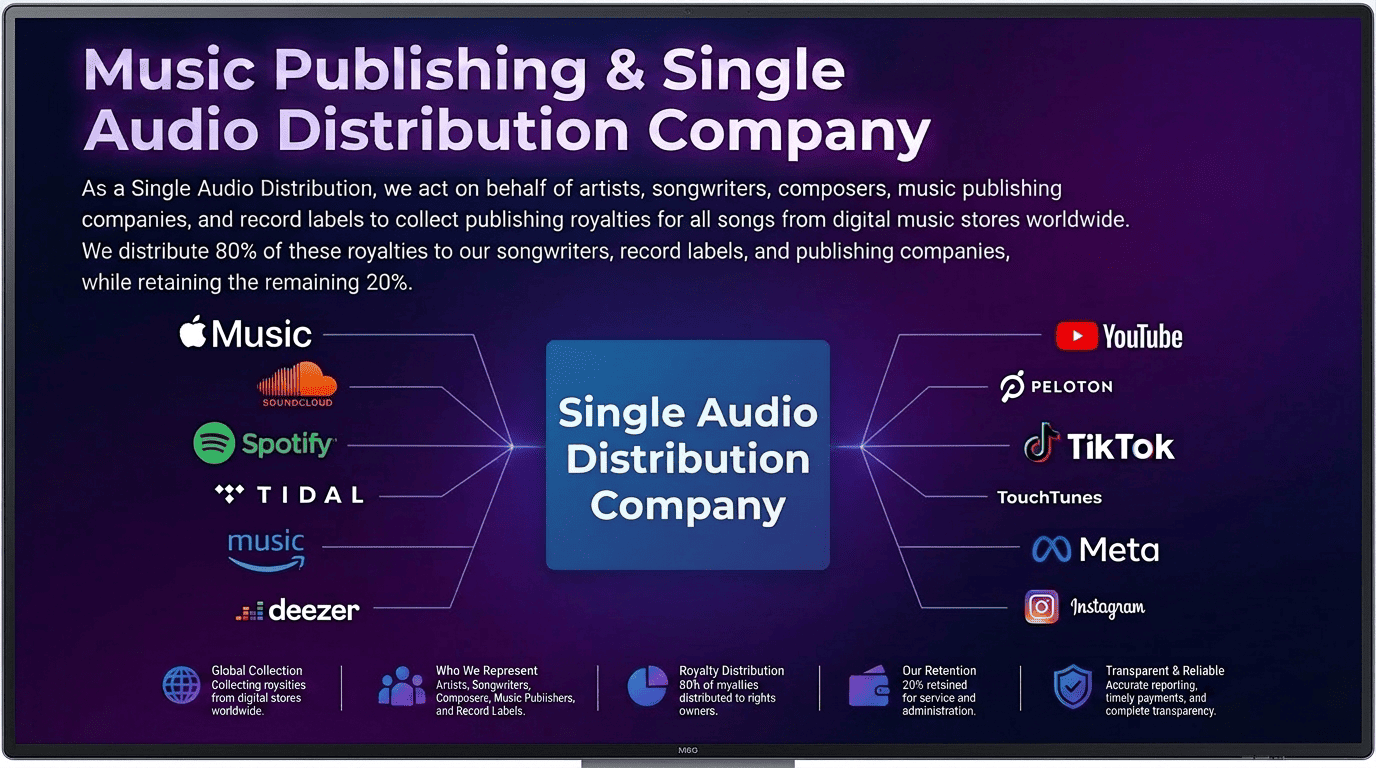 Single Audio Publishing Administration